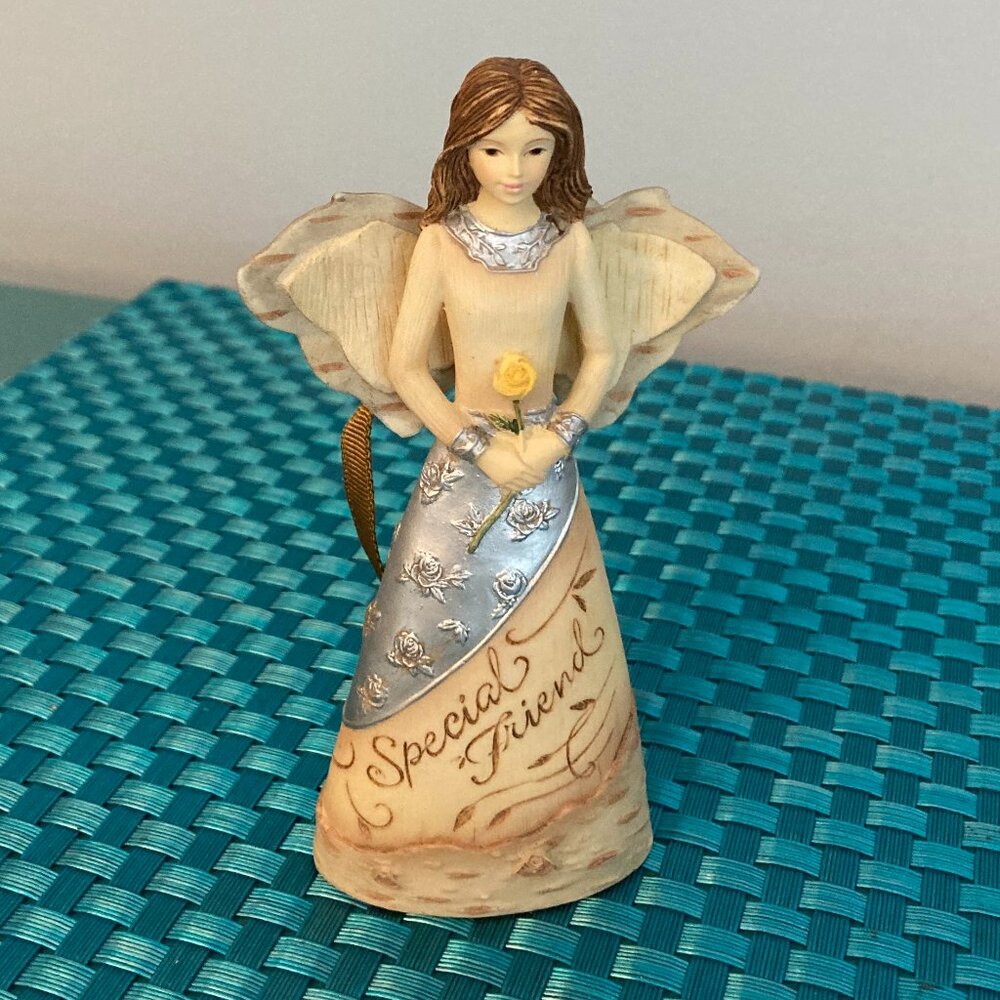 Elements Angel Figurine Christmas Ornament NOS "Special Friend" #83004